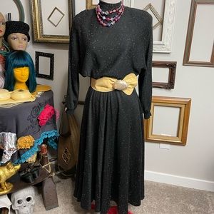 True Vintage Hearts 80s Maxi Dress